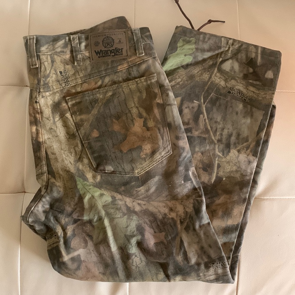 Wrangler Advantage Timber Camo Pants